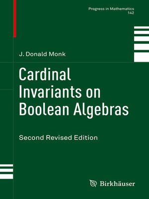 cover image of Cardinal Invariants on Boolean Algebras